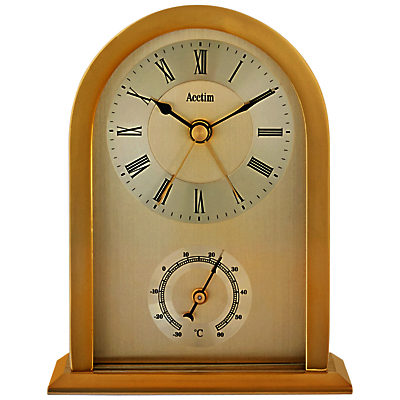 Acctim Highgrove Mantel Clock, Gold Acctim Highgrove Mantel Clock, Gold